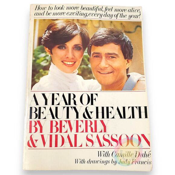 Vidal Sassoon Other - Vintage 1978 Vidal Sassoon A Year of Health & Beauty Book Hair Style 70s Makeup